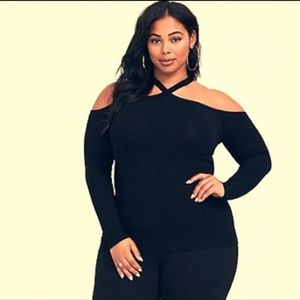 Torrid Cold Shoulder Sweater